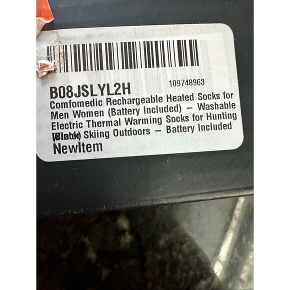 Heated Socks Men Women rechargeable Washable Battery Operated - Picture 7 of 9